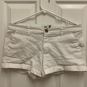 White jeans shorts